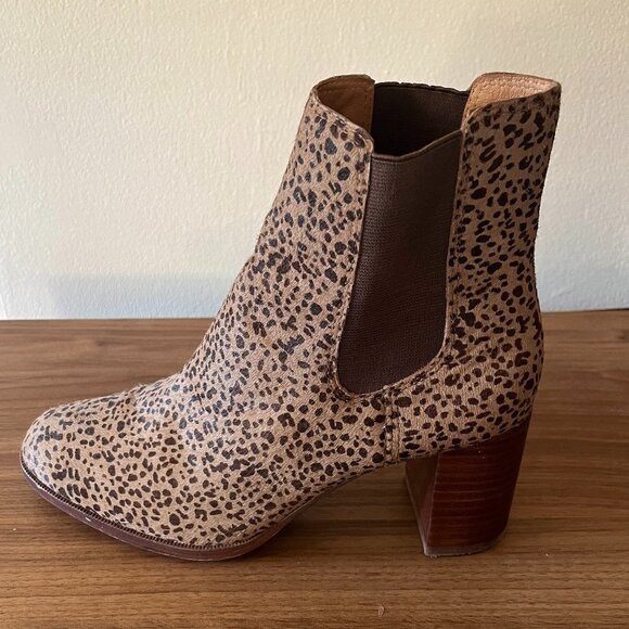 Madewell The Laura Chelsea Boot in Spotted Calf Hair Size 8 - Picture 7 of 7